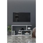 Blacksea Mobilya Tv Ünitesi,kitaplık,televizyon Sehpası 130 cm ,portatif,minifix Kurulum - Beyaz