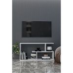 BlackSea Tv Ünitesi,Kitaplık,Televizyon Sehpası 130 CM Atlantik Çam,Portatif,Minifix Kurulum