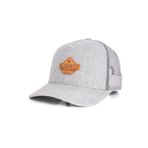 Blackskies® Essentials Trucker çocuklar için beyzbol şapkası, ayarlanabilir çocuk beyzbol şapkası, erkek ve kız çocukları için, şık şapka, havalı şapka, doğum, vaftiz, siperli şapka, Gri, L