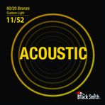 Blacksmith 6 String 80/20 Bronz Akustik Gitar Telleri Özel Işık - 11-52