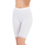 BLACKSPADE 1334 BAYAN PRIVATE PAÇASI DANTELLİ BEYAZ KISA TAYT - XL