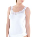 Blackspade 1343 Comfort Beyaz Dantelli Kadın Atlet
