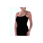 Blackspade 1404 Siyah Aura Satin İnce Askılı Kadın Atlet