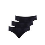 Blackspade 1575 Essential 3'lü Siyah Kadın Slip Külot