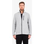 Blackspade 30705 Fermuarlı Gri Melanj Erkek Polar Ceket