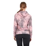 Blackspade 6194 Kapüşonlu Normal Kalıp Baskılı Pembe Kadın Sweatshirt