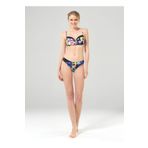 Blackspade 8850 Siyah Çiçek Desen Bikini Alt