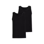 Blackspade 9225 %100 Pamuk Rahat Kesim 2'li Paket Siyah Erkek Atlet