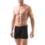 Blackspade 9313 Erkek 2'li Ekonomik Paket %94 Modal Silver Uzun Boxer - Siyah