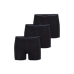 Blackspade 9673 3'lü Siyah Pamuklu Erkek Boxer