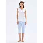 Blackspade Beyaz Kadın Pijama Takımı 52029