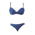 Blackspade Çıkartılabilir Destekli Puantiye Baskılı Siyah Bikini Takım
