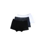 Blackspade Erkek 3'Lü Beyaz Boxer Siyah 2XL