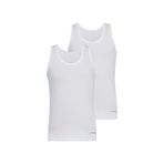 Blackspade Erkek Atlet 2'li Paket Loose Fit 9225 - Beyaz Beyaz XXL
