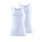 Blackspade Erkek Atlet Tender Cotton 2'li Beyaz 9678 BEYAZ L