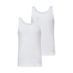 Blackspade Erkek Beyaz Atlet 2'li Paket 9678 - XL