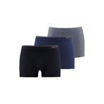 Blackspade Erkek Boxer, Pamuklu, 3'lü Paket, Siyah-Antramelanj-Antrasit, XXL