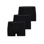 Blackspade Erkek Boxer - Shorty 3'lü Paket Tender Cotton 9670 - Siyah L