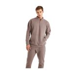 Blackspade Erkek Kapüşonlu Sweatshirt, Vizon, M Beden,%95 Viskon%5 Elastan