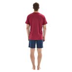Blackspade Erkek Pijama Takımı, Kırmızı, Kısa Kol, 3XL Beden