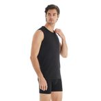 Blackspade Erkek Siyah Pamuklu Atlet 9234 - S