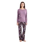 Blackspade Kadın Pijama Takımı 51614 (Mürdüm, XL)