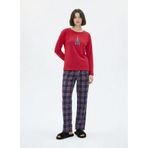 Blackspade Kadın Pijama Takımı, Kırmızı, XXL Beden