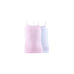 Blackspade Kız Çocuk Atlet 2li Paket 1296 Beyaz-Pembe - 98 cm - Beyaz - Pembe