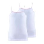 Blackspade Kız Çocuk Atlet 2'li Paket Pembe Beyaz, 7-8 Yaş, 1296, Pembe + Beyaz, Kız Çocuklar