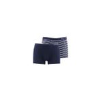 Blackspade Stripes Erkek Boxer 2Li Paket - Lacivert