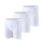 Blackspade Tender Cotton 3'lü Uzun Paça Beyaz Boxer C3T8N6O9 950-BEYAZ M