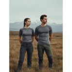 Blackspade Unisex Termal Tişört 2. Seviye 9258 - Gri Melanj - 2XL