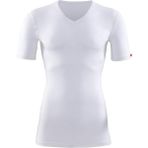 Blackspade Unisex V Yaka Kısa Kol Beyaz Termal Pamuklu İçlik Erkek Üst