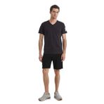 Blackspade V Yaka Baskılı Siyah Erkek T-Shirt 40450