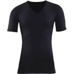 Blackspade V Yaka Kısa Kol Siyah Unisex Termal Pamuklu Erkek Üst İçlik