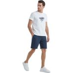 Blackspade Yuvarlak Yaka Düz Beyaz Erkek T-Shirt 40510 - XS