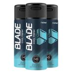 Blade Cool Fresh 3x150 ml Erkek Deodorant