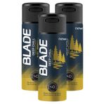 Blade Deep Chill 3x150 ml Sprey Deodorant