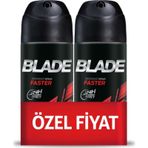 Blade Faster 150 ml 2'li Erkek Deodorant