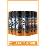 Blade Hero Selection Serisi Night Fire Erkek Alüminyumsuz Deodorant 6x150 Ml Leke Bırakmaz