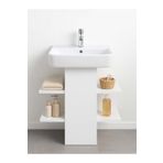 Bladimo Lavabo Altı Dolap, Banyo Düzenleyici Raf, Banyo Dolabı Beyaz