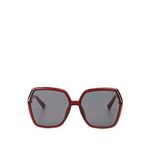 Blancia Milano BC 1277 C 3 Geometrik Bordo Kadın Güneş Gözlüğü