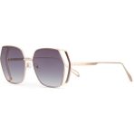 Blancia Milano Bc 1297 C3 Cat Eye Altın Kadın Güneş Gözlüğü
