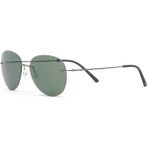 Blancia Milano Bc 1360 C2 Oval Erkek Güneş Gözlüğü - Mat Gümüş