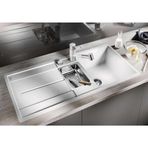 Blanco Metra 6 S F Tezgaha Sıfır Evye 1.5 Gözlü Granit Eviye Beyaz (519115)