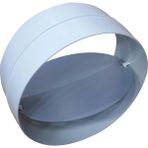 Blauberg Plastik 150 mm Beyaz Tek Yönlü Klape