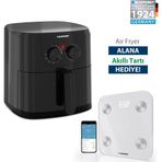 Blaupunkt A5450 Tek Hazneli 4.5 Litre Yağsız Air Fryer Fritöz + Akıllı Tartı Hediyeli