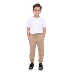 blayn jeans Çocuk Beli Lastikli Kışlık Erkek Ve Kız Unisex Pantolon KREM 9 Yaş