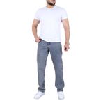 blayn jeans Erkek Açık Gri Baggy Kot Pantolon - Geniş Kalıp Günlük Rahat Denim Jean Açık Gri 32