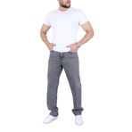blayn jeans Erkek Arsenik Gri Baggy Kot Pantolon - Geniş Kalıp Günlük Rahat Denim Jean Arsenik Gri 29